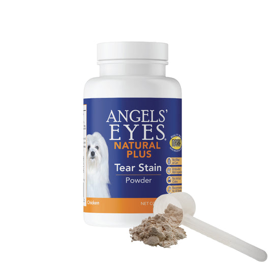 Angels’ Eye NATURAL PLUS Tear Stain Powder for Dogs, Chicken Flavor