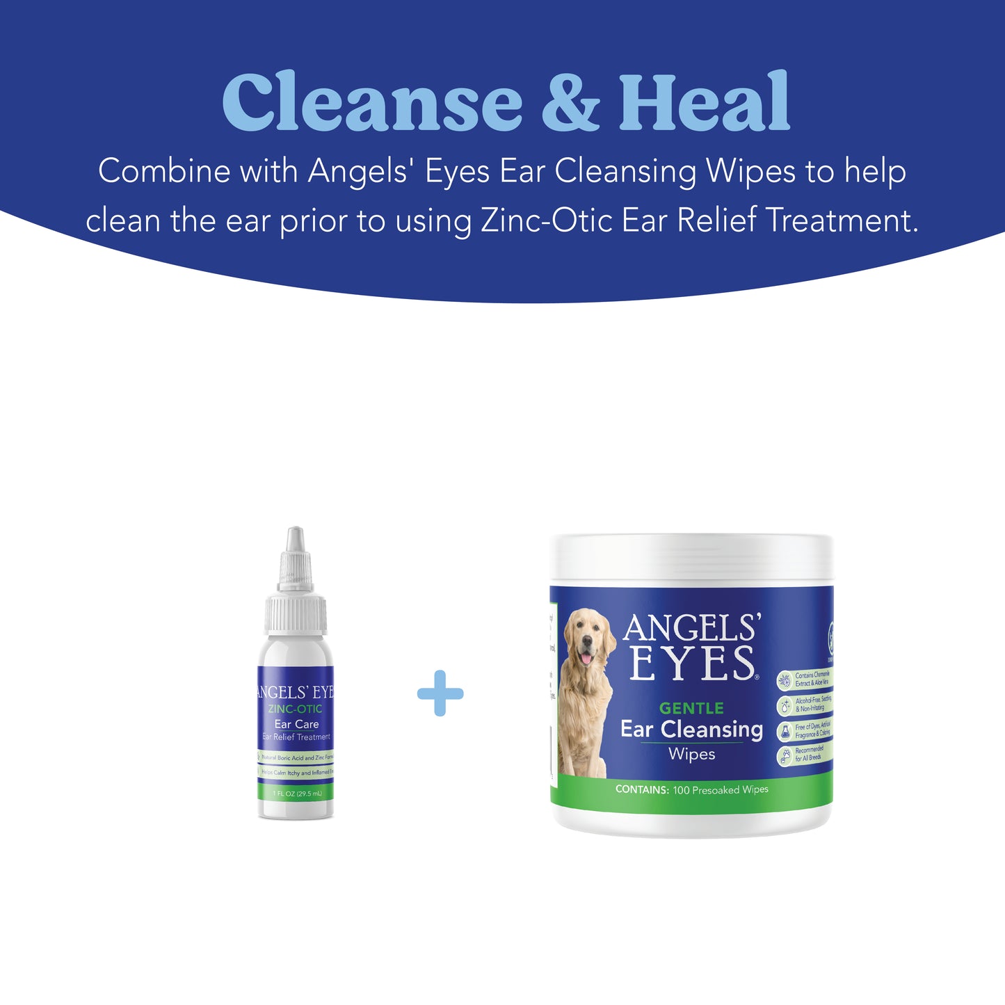 Angels' Eyes Zinc-Otic Ear Relief Treatment for Dogs and Cats