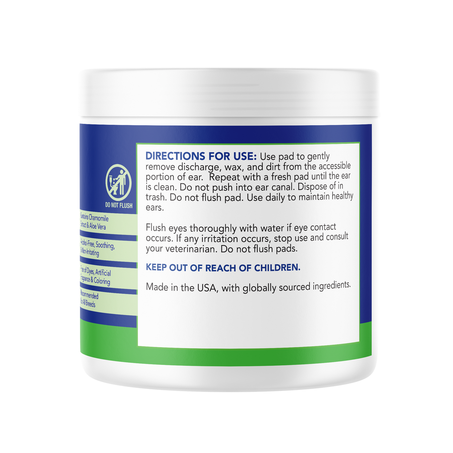 Angels' Eyes Gentle Ear Cleansing Wipes for Dogs and Cats
