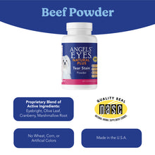 Load image into Gallery viewer, Angels’ Eyes NATURAL PLUS Tear Stain Powder for Dogs, Beef Flavor
