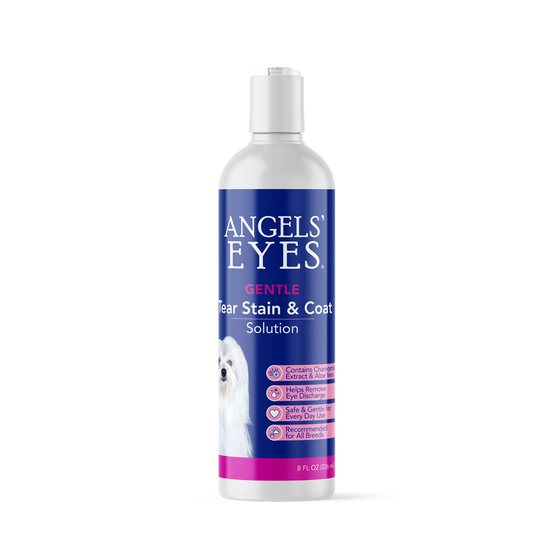 Angels' Eyes Tear Stain & Coat Solution 8 oz for Dogs and Cats