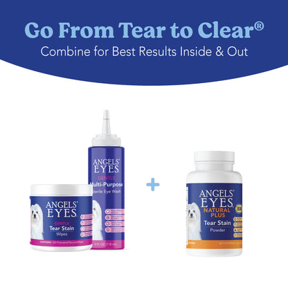 Angels’ Eye NATURAL PLUS Tear Stain Powder for Dogs, Chicken Flavor