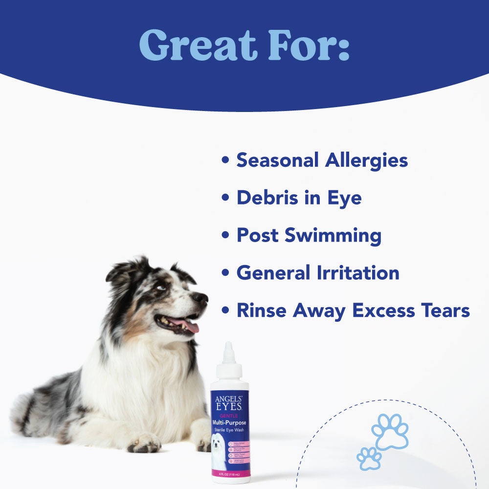 Angels’ Eyes Multi-Purpose Sterile Eye Wash 4 oz for Dogs and Cats