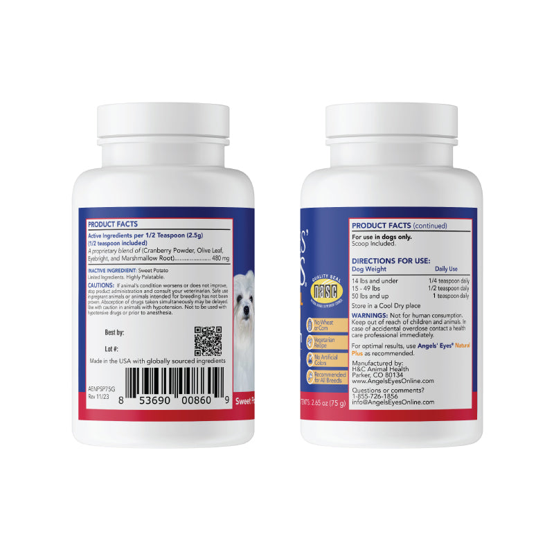 Angels’ Eyes NATURAL PLUS Powder, Sweet Potato Flavor 75g