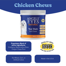 Load image into Gallery viewer, Angels’ Eyes NATURAL Tear Stain Chew for Dogs, Chicken Flavor 120ct*
