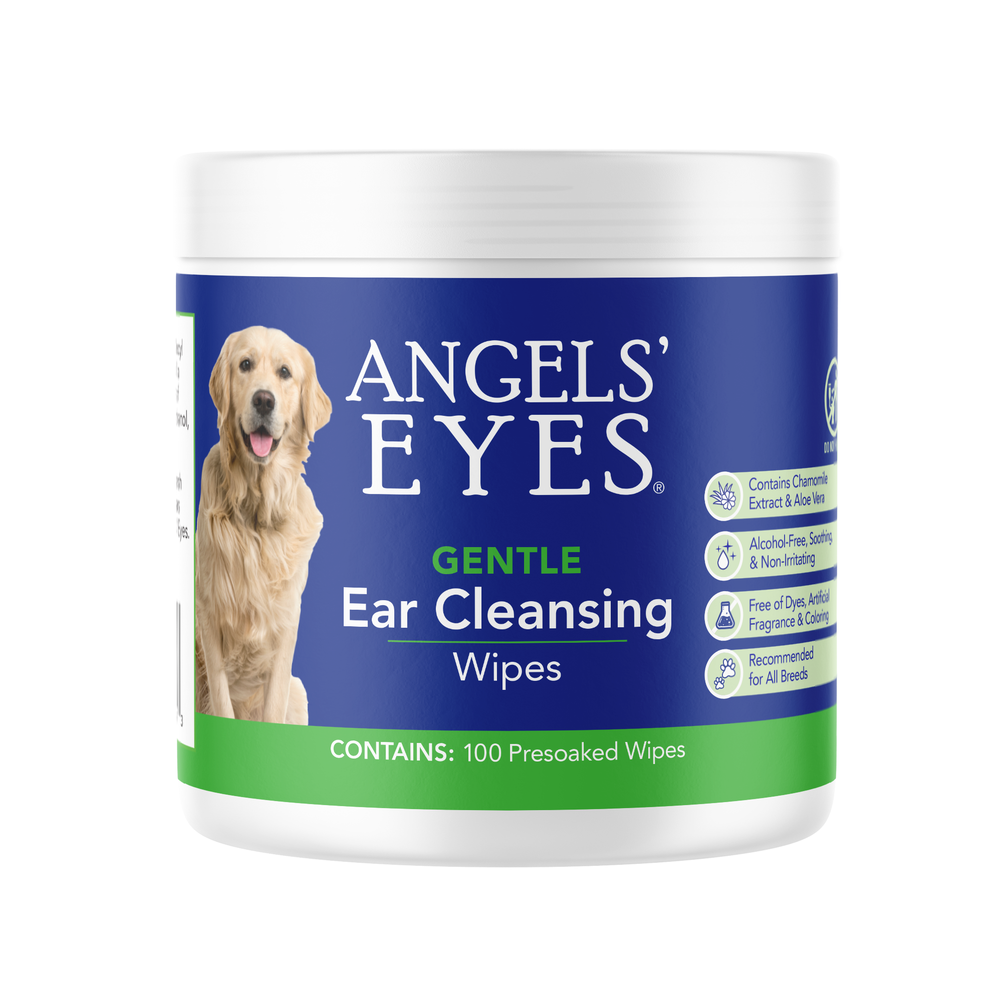 Angels' Eyes Gentle Ear Cleansing Wipes for Dogs and Cats