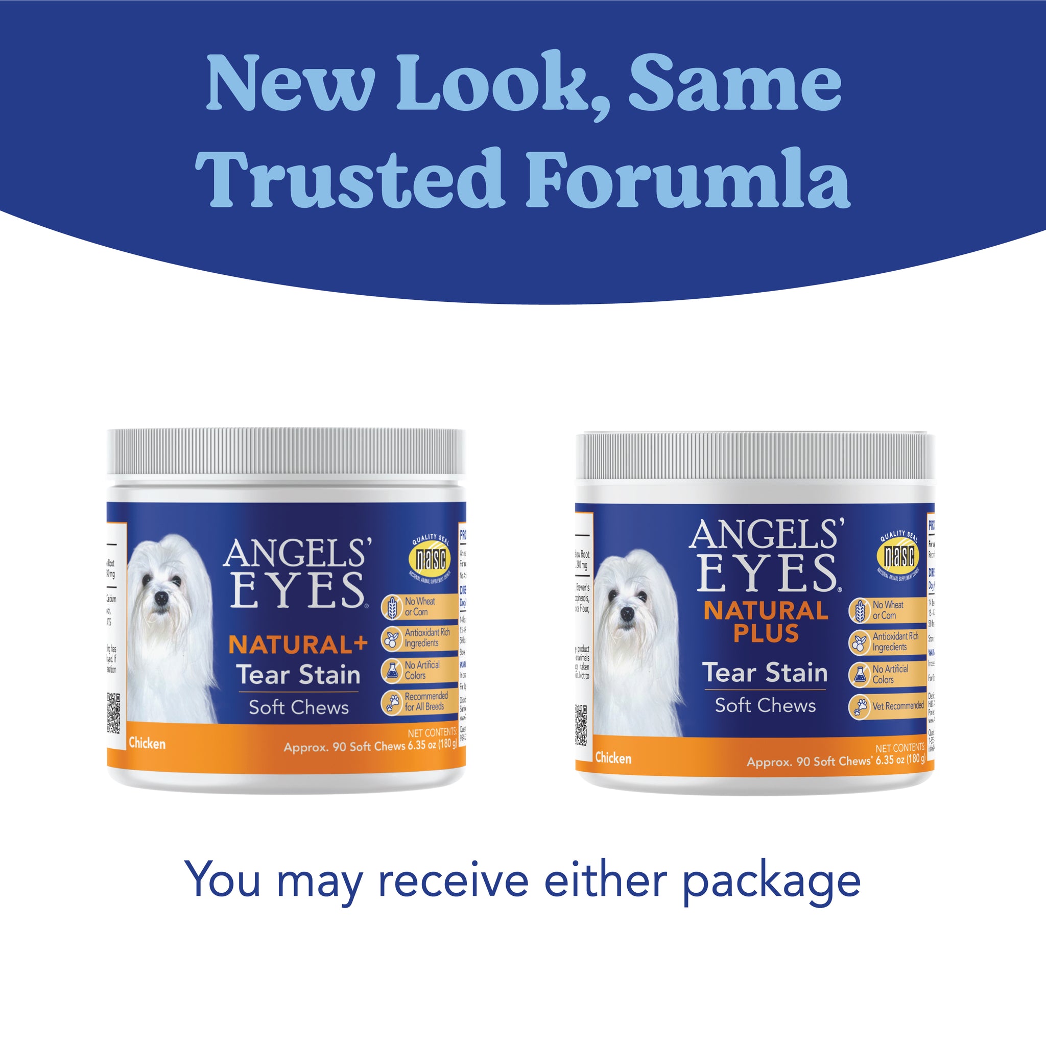 Angels Eyes NATURAL PLUS Tear Stain Chew for Dogs Chicken Flavor 90c Angels Eyes Online