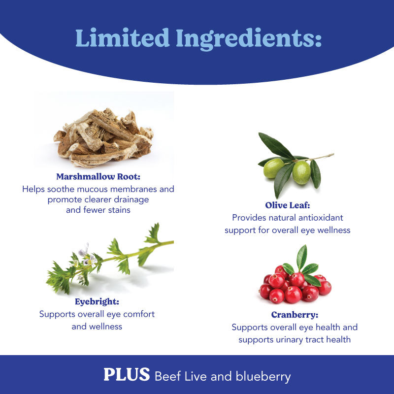 Angels’ Eyes NATURAL PLUS Tear Stain Powder for Dogs, Beef Flavor