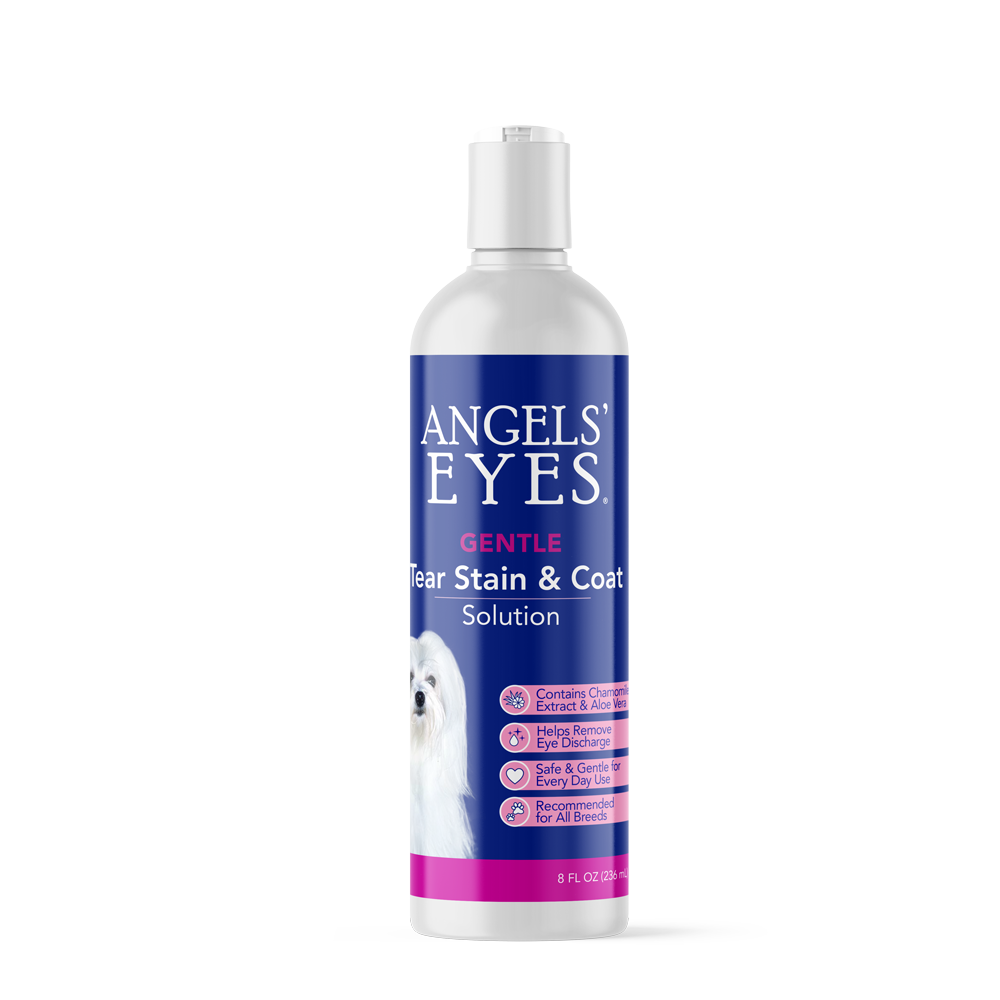 Angels' Eyes Tear Stain & Coat Solution 8 oz for Dogs and Cats