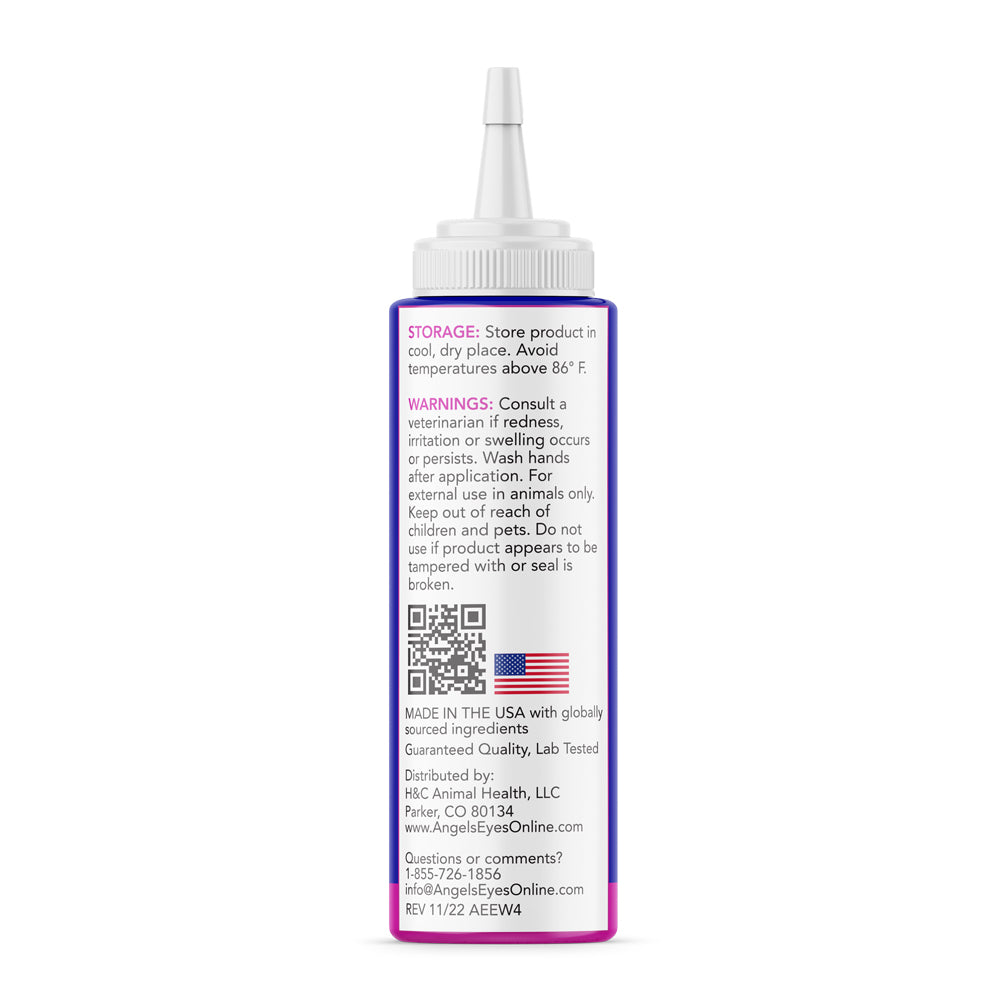 Angels’ Eyes Multi-Purpose Sterile Eye Wash 4 oz for Dogs and Cats