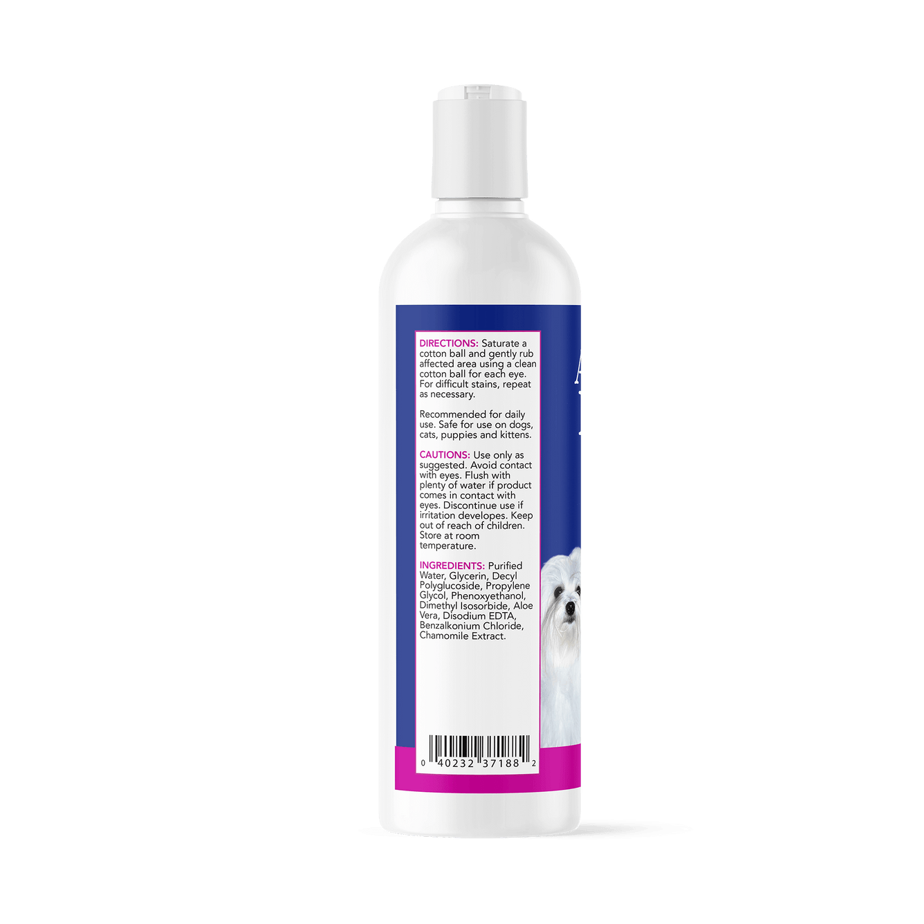 Angels' Eyes Tear Stain Solution 8 oz for Dogs and Cats
